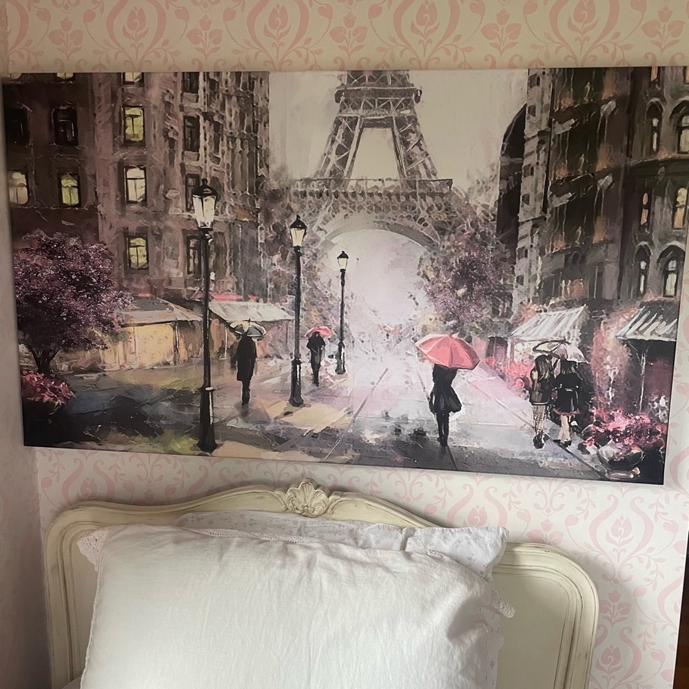 PARIS STREETS CANVAS WALL ART